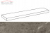 Плитка Italon Рум Стоун Грэй ступень угловая левая (33x60)